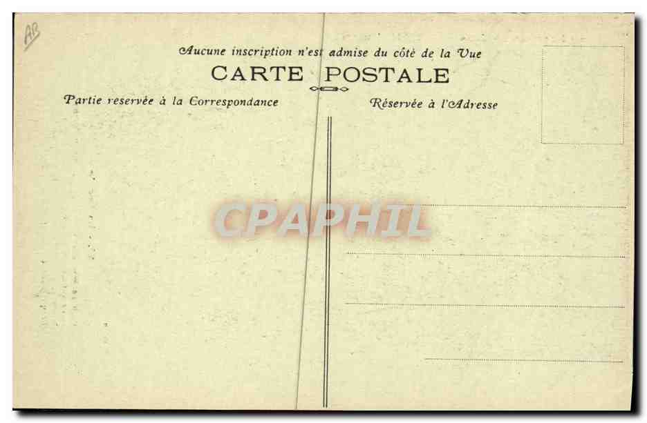 CPA Folklore Les chansons de Jean Rameau illustrees La Branle — Verso
