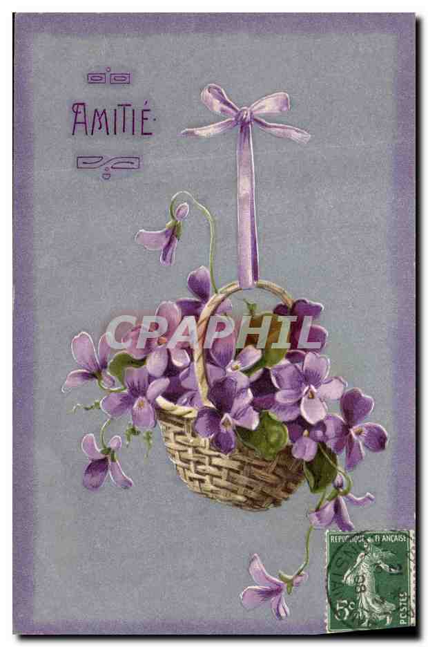 CPA Fantaisie Fleurs 