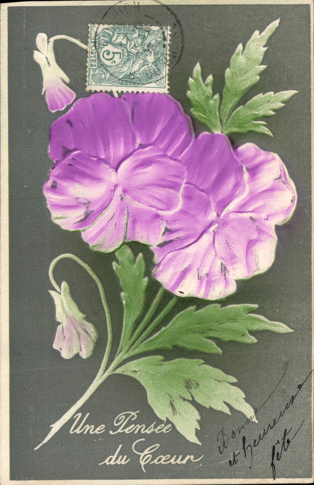 CPA Fantaisie Fleurs 