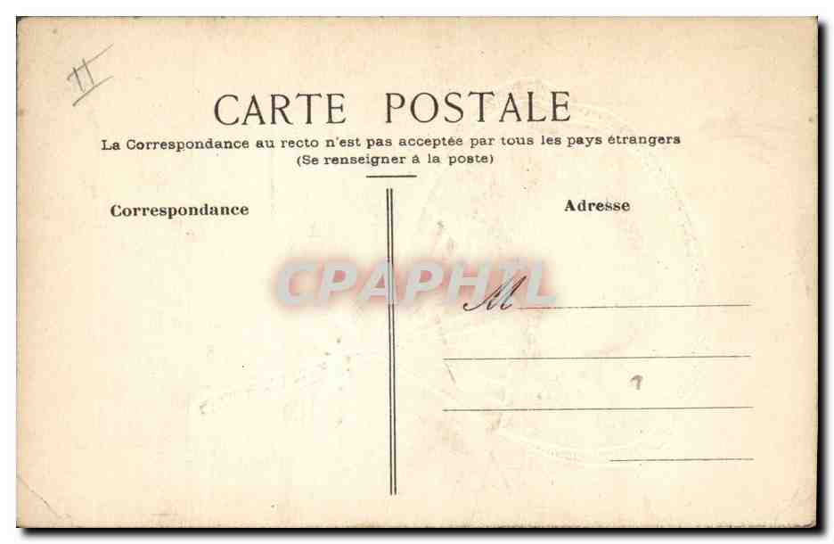 CPA Fantaisie Femmes Eventail Bateau  — Verso