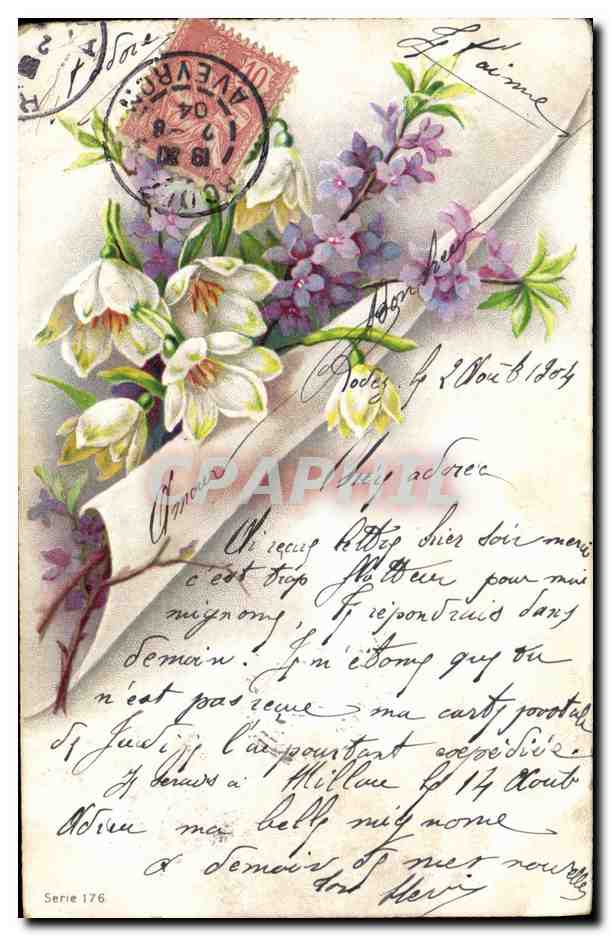 CPA Fantaisie Fleurs 