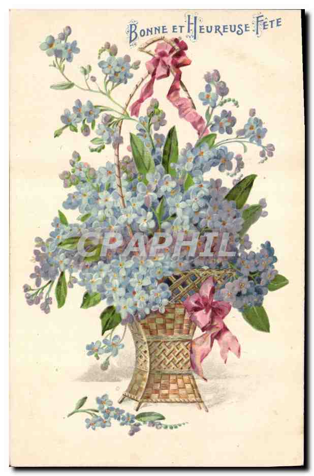 CPA Fantaisie Fleurs 