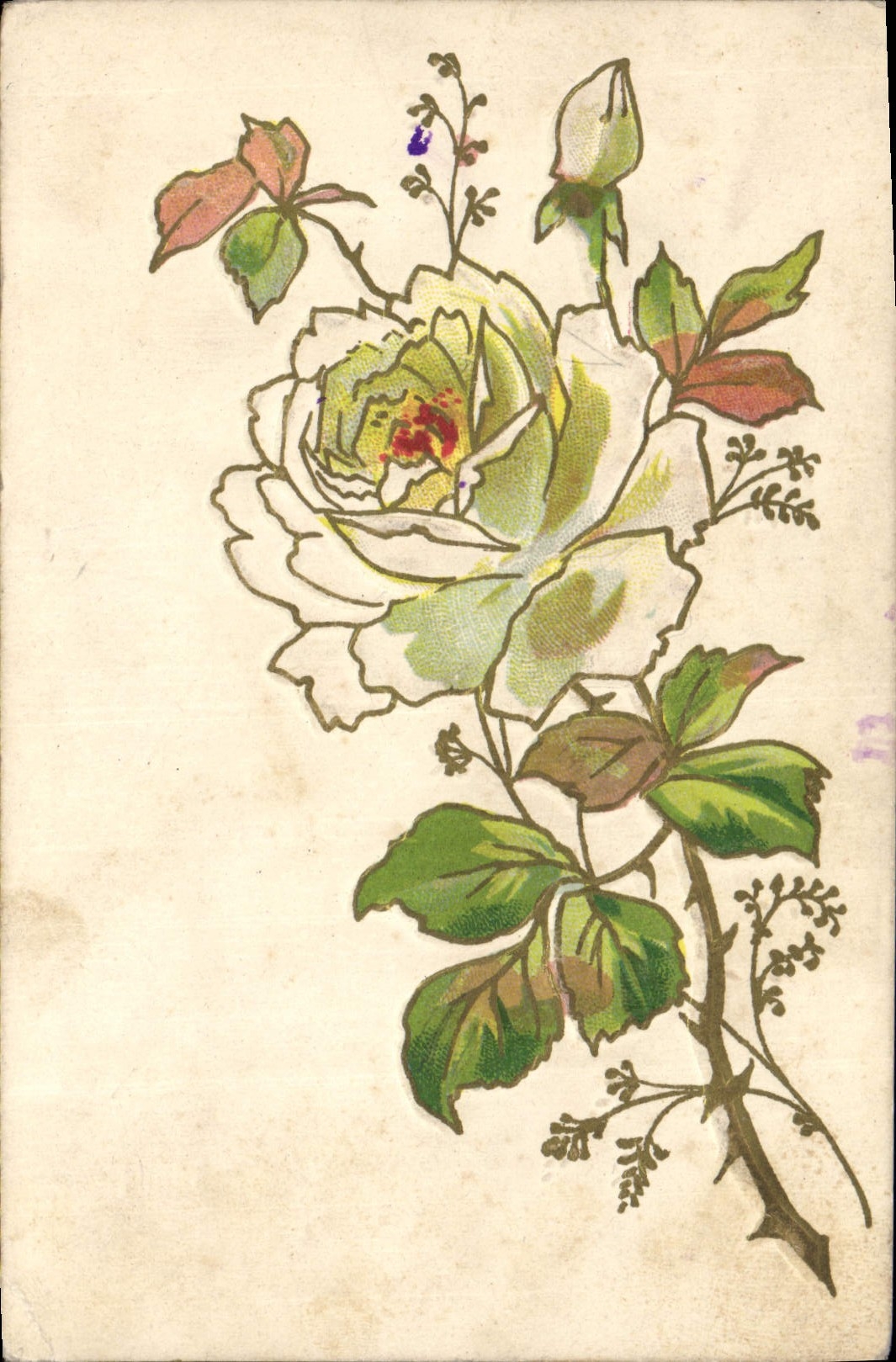 CPA Fantaisie Fleurs 