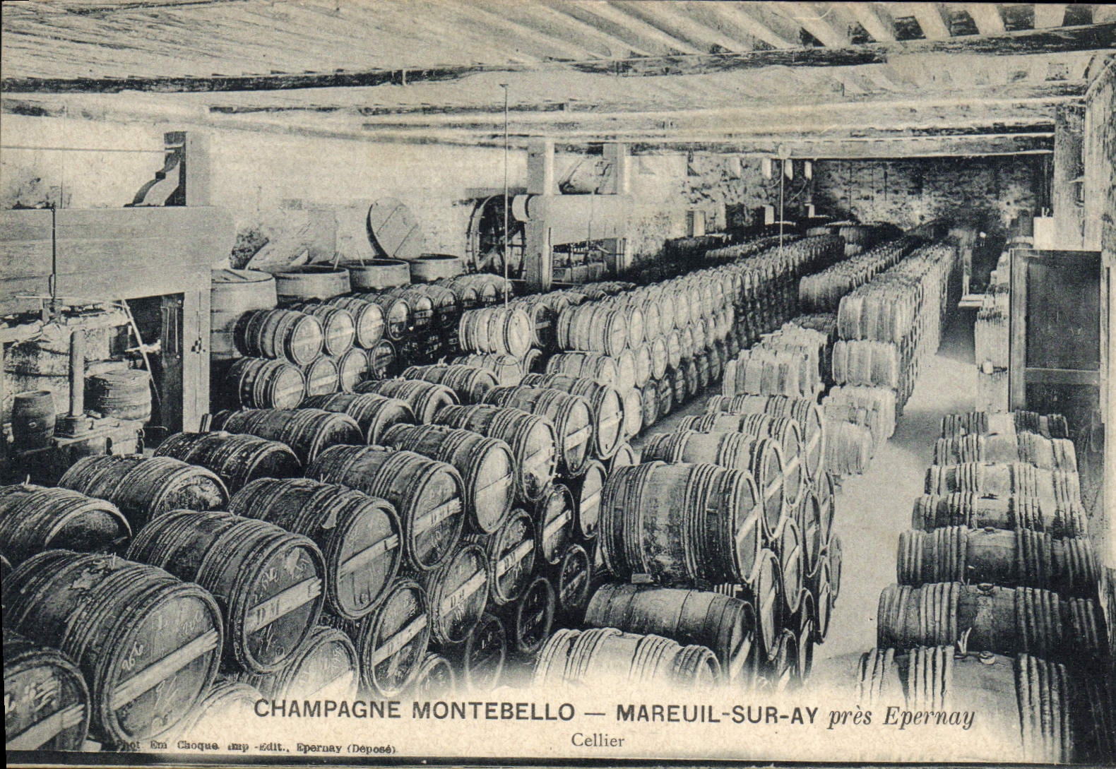 Champagne Montebello — Mareuil-sur-Ay près Epernay — Cellier