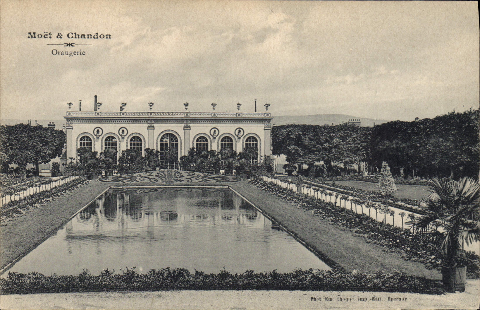 CPA Folklore Vin Vignobles Champagne Moet et Chandon Orangerie
