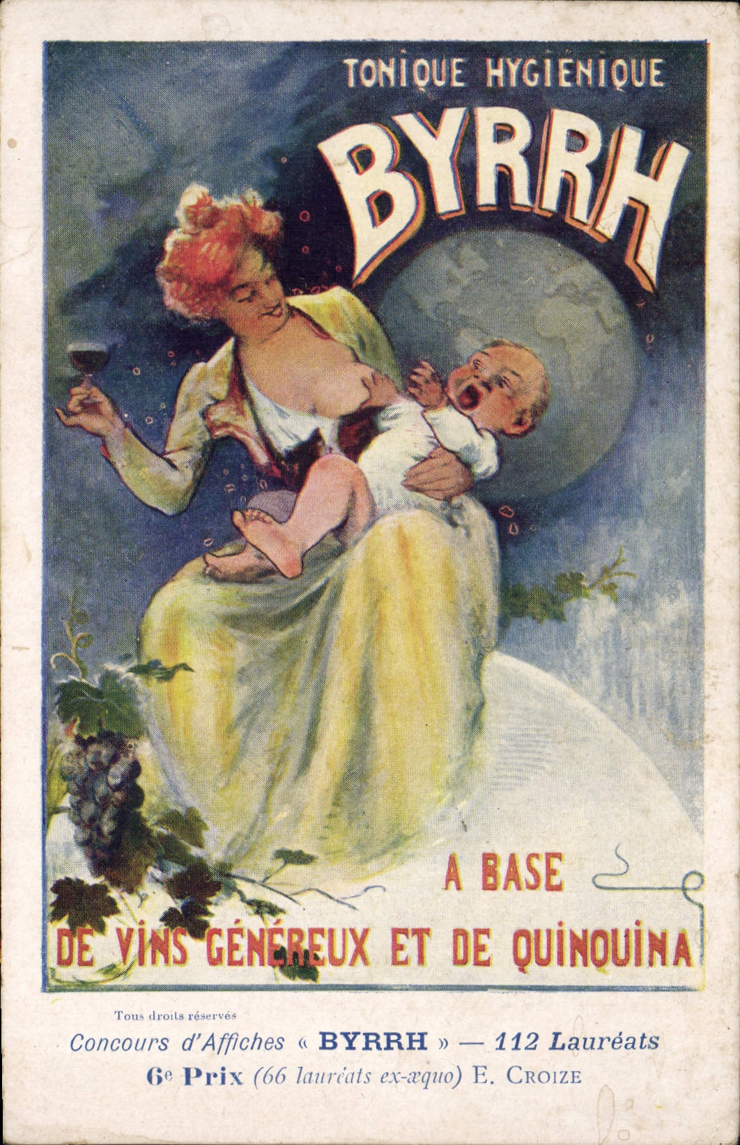 CPA Publicite Byrrh Tonique hygienique Quinquina 