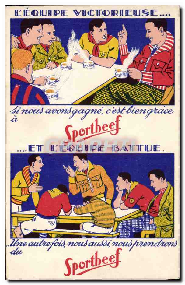 CPA Publicite Sportbeef 