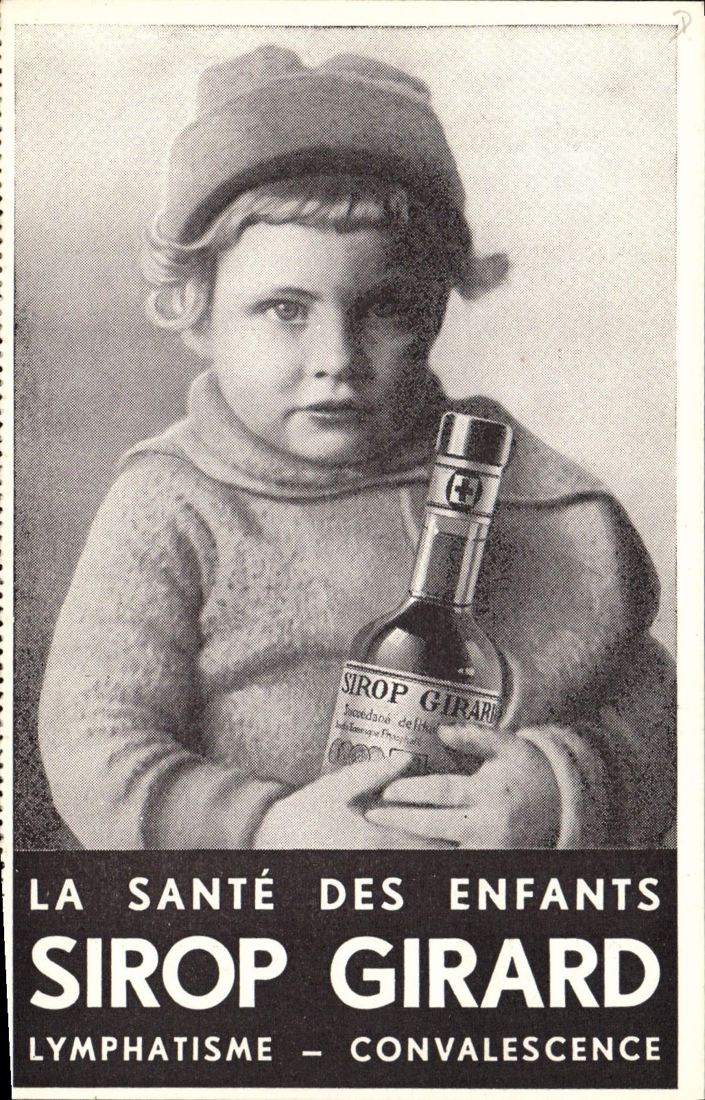 CPA Publicite La sante des enfants Sirop Girard Lymphatisme Convalescence