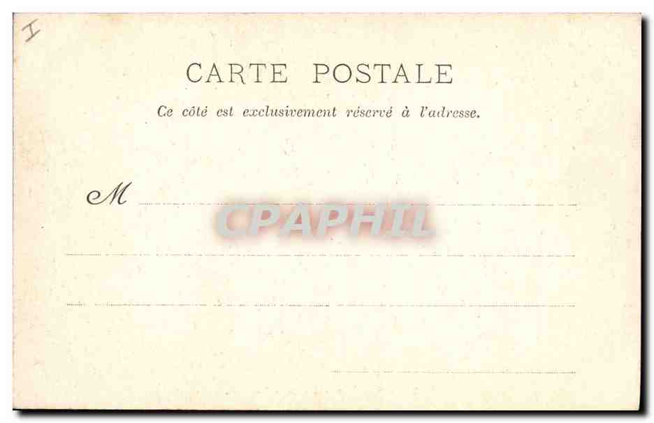 CPA Arbre Barbizon Dormoir Lantara — Verso