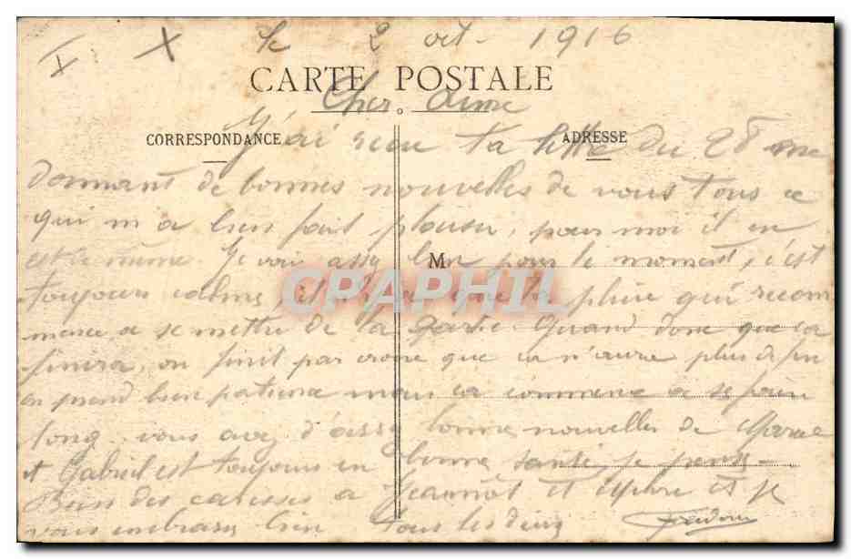 CPA Arbre Foret de Compiegne Le Mont du Tremble — Verso