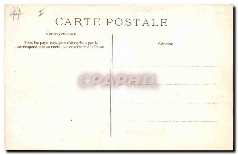 CPA Arbre Foret de Fontainebleau Les freres Siamois — Verso