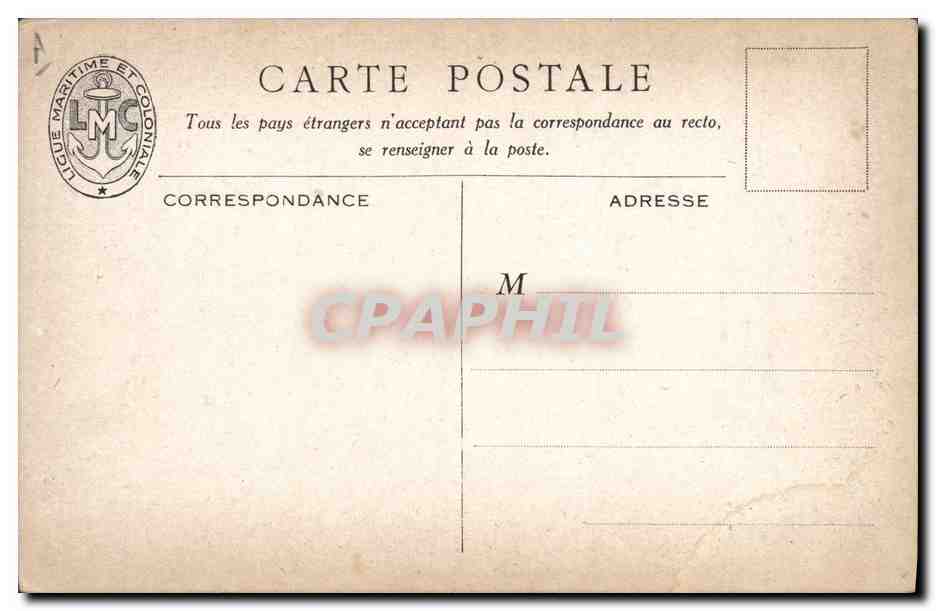 CPA Fantaisie Illustrateur Haffner Bateau Sur le Congo  — Verso