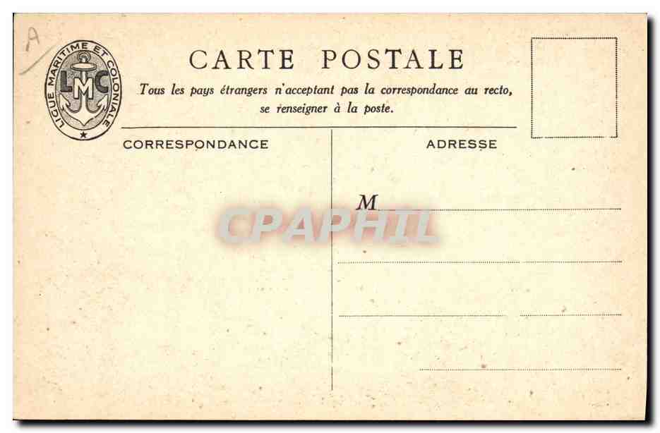 CPA Fantaisie Illustrateur Haffner Bateau Sur le Congo  — Verso