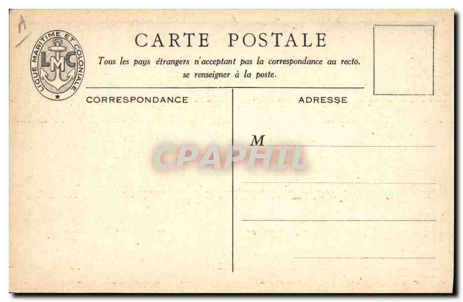 CPA Fantaisie Illustrateur Haffner Bateau Une arrivee au camp des Pilotins CPSF a Bouafles les Andelys  — Verso
