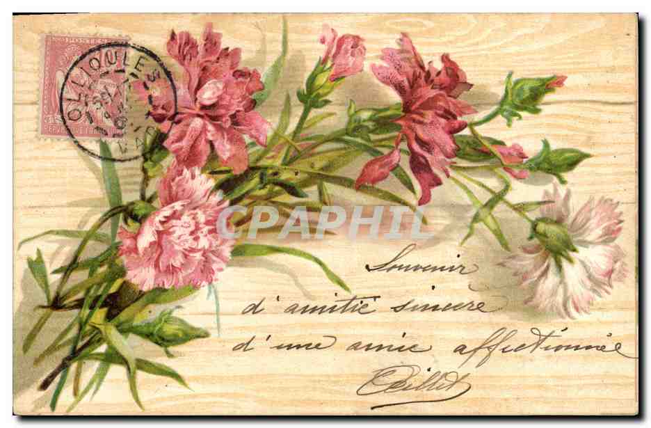 CPA Fantaisie Fleurs 