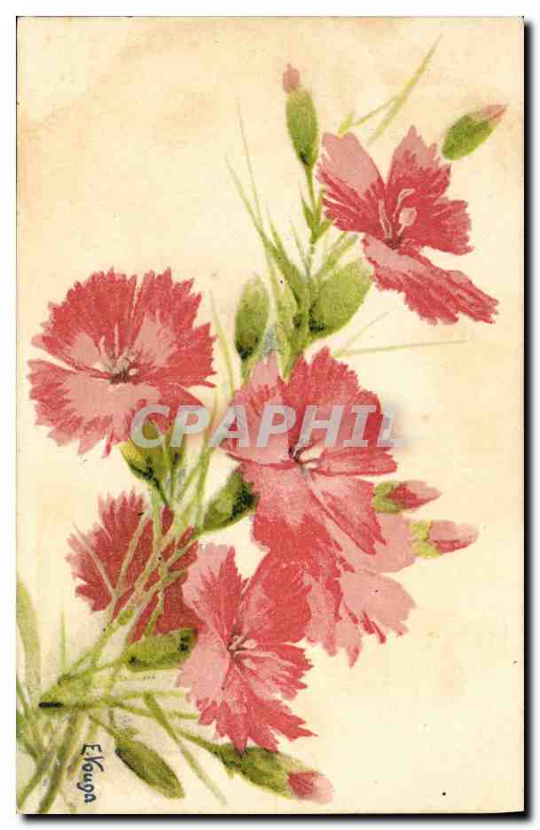 CPA Fantaisie Fleurs 