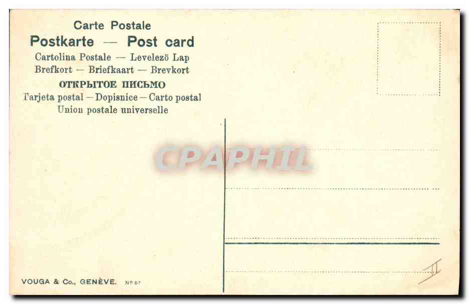 CPA Fantaisie Fleurs  — Verso
