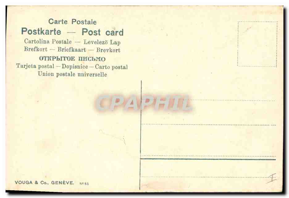 CPA Fantaisie Fleurs  — Rückseite