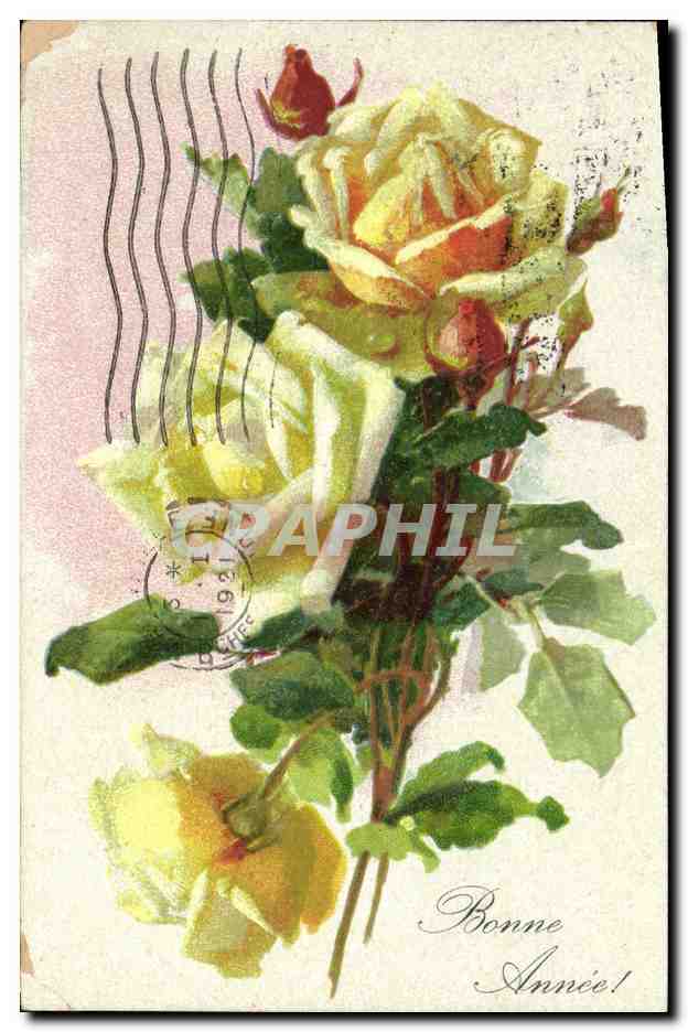 CPA Fantaisie Fleurs 
