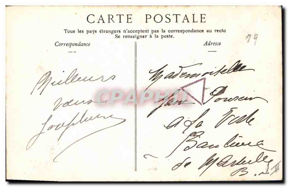 CPA Fantaisie Fleurs Femme Le gui Porte bonheur Berthe Body — Rückseite