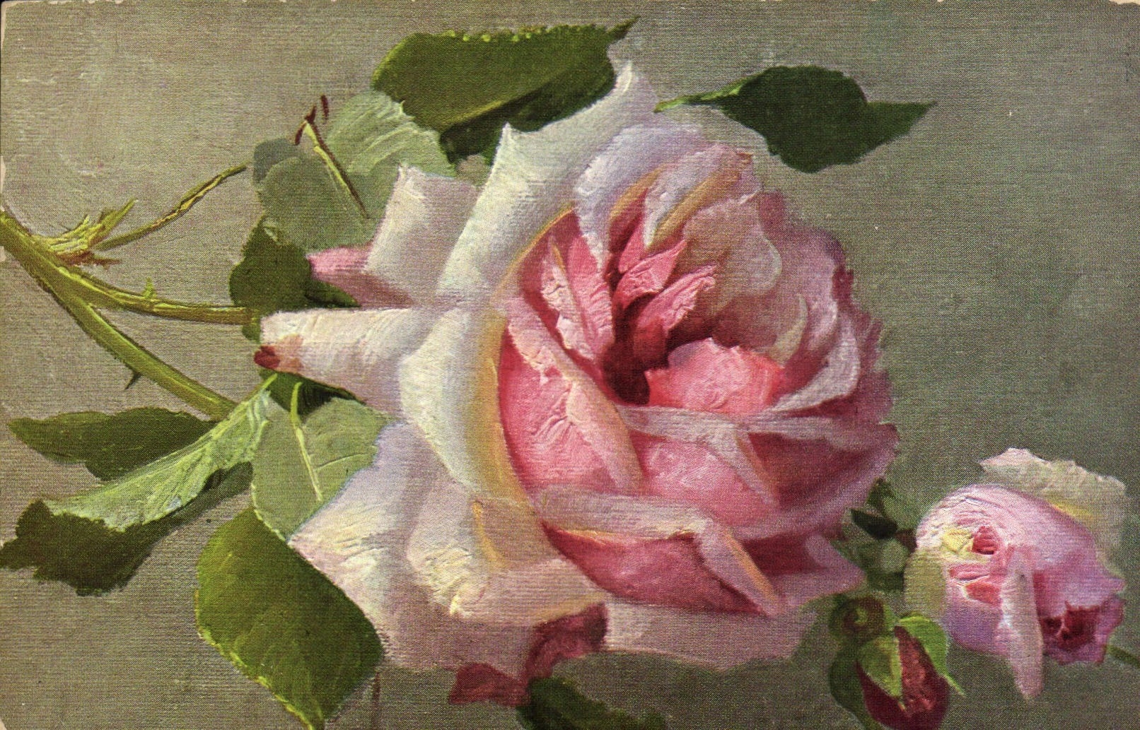 CPA Fantaisie Fleurs 