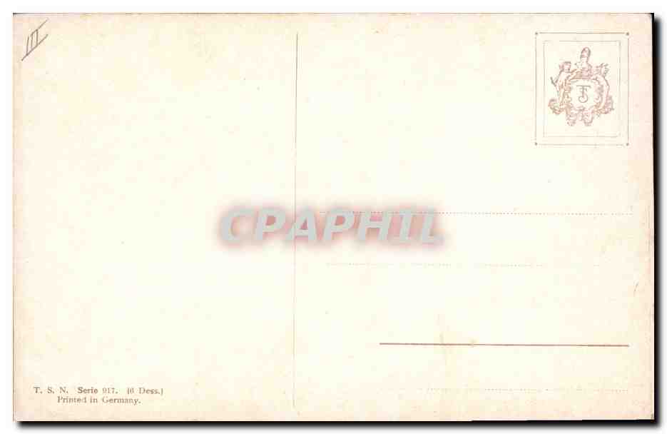 CPA Fantaisie Fleurs  — Verso