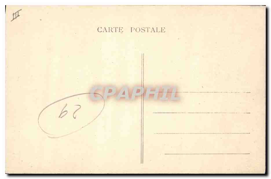 CPA Phare d'Eckmuhl Penmarch  — Rückseite
