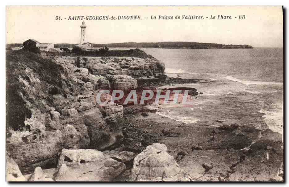 CPA Phare St Georges de Didonne La pointe de Vallieres 