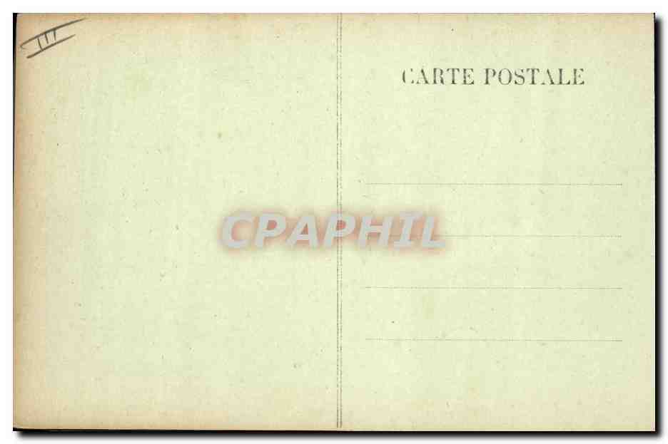 CPA Phare et la jetee par un coup de mer Port Vendres  — Rückseite