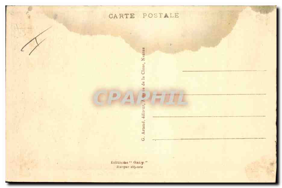 CPA Phare de Portzic a l'entree du Goulet Brest  — Rückseite