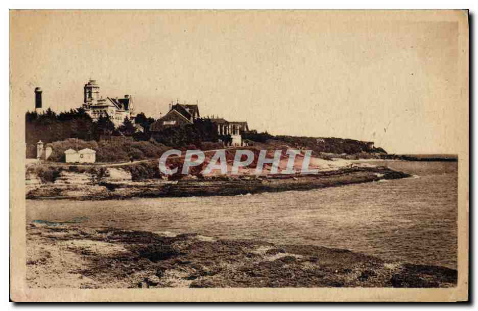 CPA Phare St Palais sur Mer Le Concie et la villa Primavera 