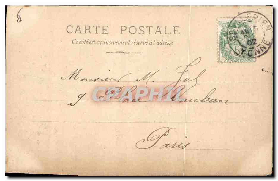 CPA Journaux Journal La Patrie  — Rückseite