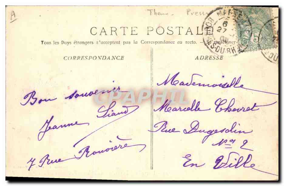 CPA Journaux Journal Marseille Exposition Coloniale Pavillon du Petit Marseillais  — Rückseite