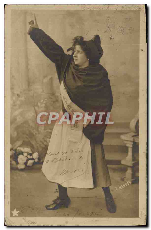 CPA Journaux Journal Le Petit Sou Femme 