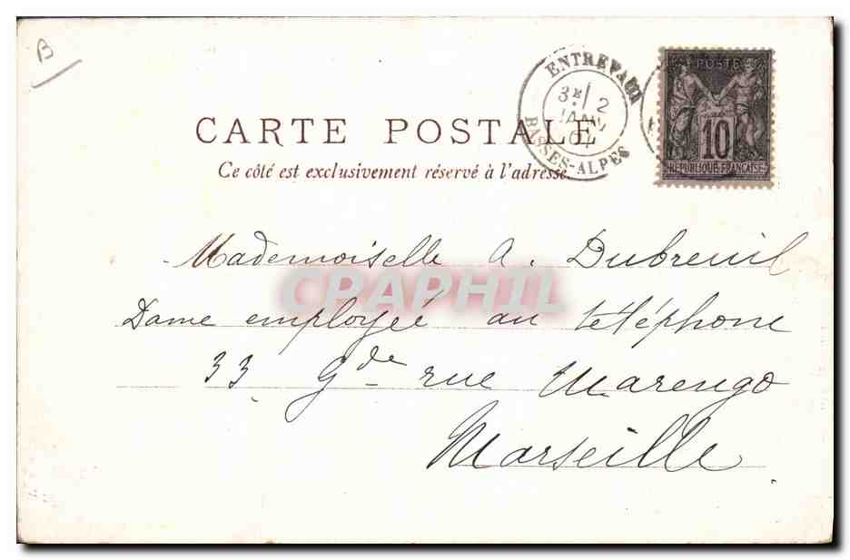 France — carte postale avec carte géographique et femme personnifiant la France — éditée par Raphael Tuber & Fils, Paris, n° 78 — Reverso