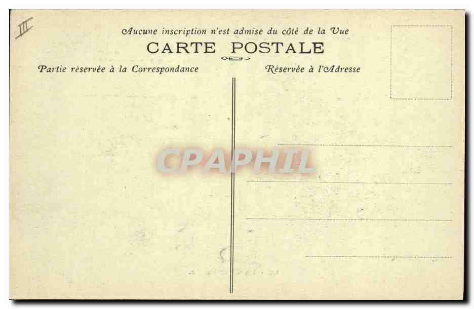 CPA Folklore Les chansons de Jean Rameau illustrees La Charibaude — Verso