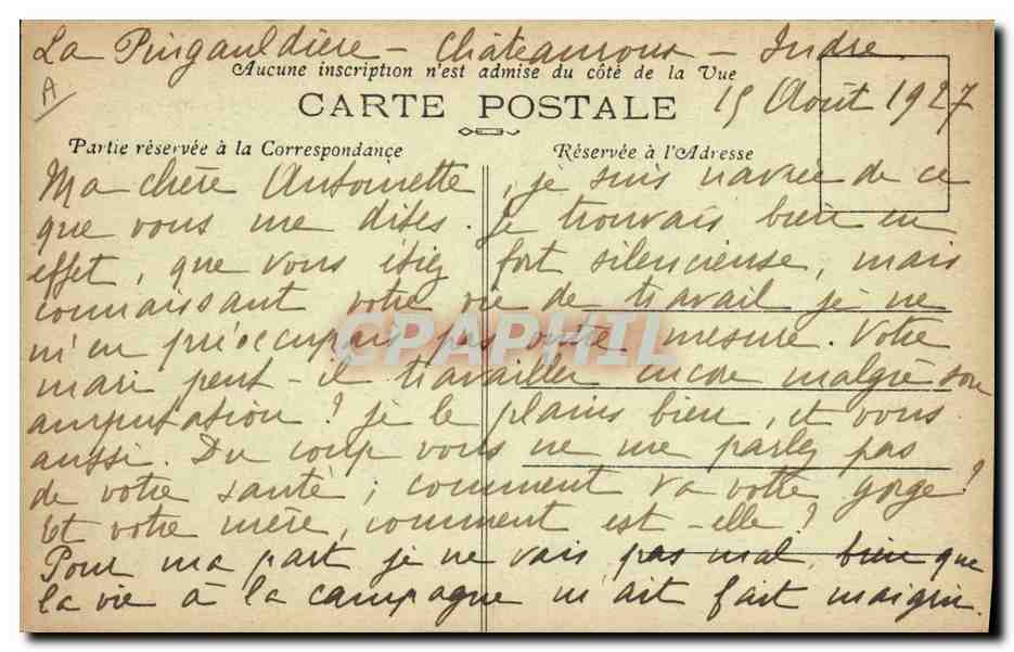 CPA Folklore Les chansons de Jean Rameau illustrees Les Vendanges — Verso