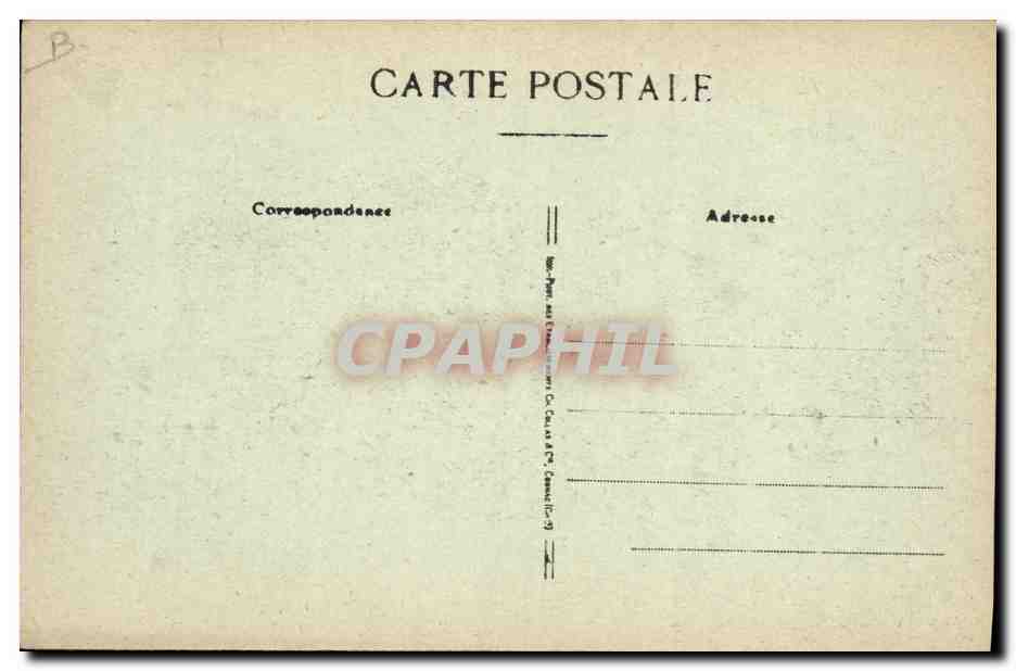 CPA Folklore Les chansons de Jean Rameau illustrees Faut pas s'en faire Militaria — Verso