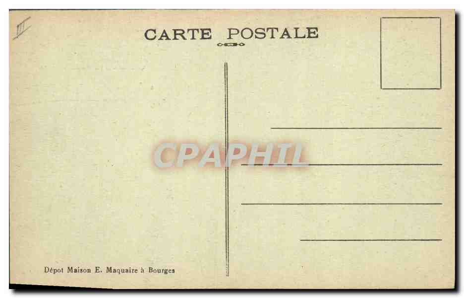 CPA Folklore Les chansons de Jean Rameau illustrees La Commission — Verso