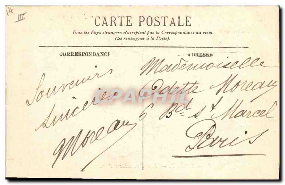 CPA Folklore Les chansons de Jean Rameau illustrees Les premiers pas Enfant Bebe Berry — Verso