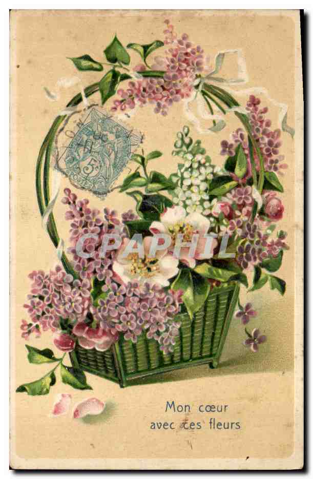 CPA Fantaisie Fleurs 