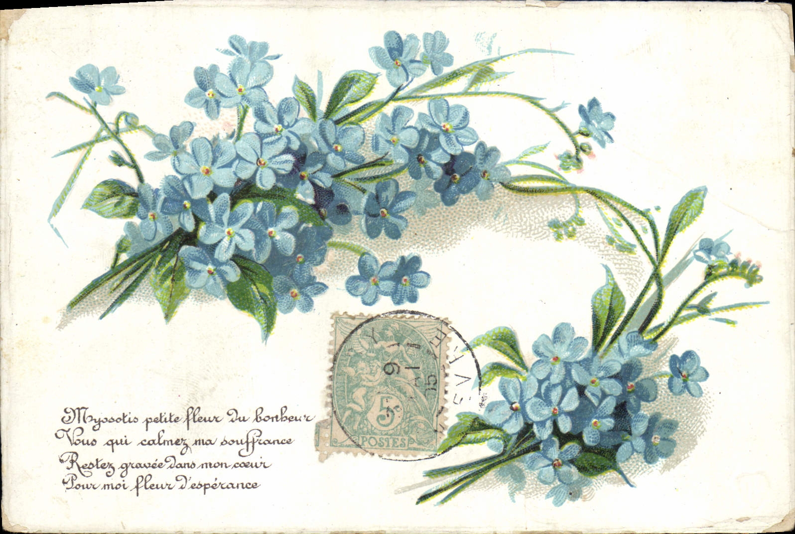 CPA Fantaisie Fleurs 
