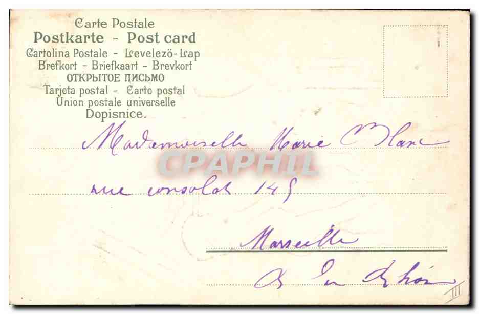 CPA Fantaisie Enfants Bebes  — Rückseite