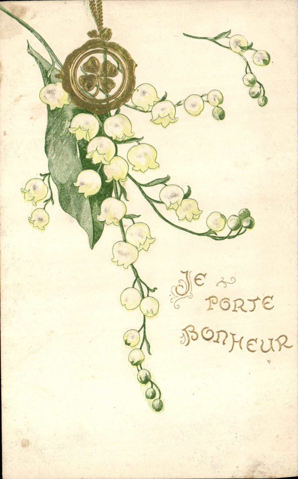 CPA Fantaisie Fleurs Muguet 