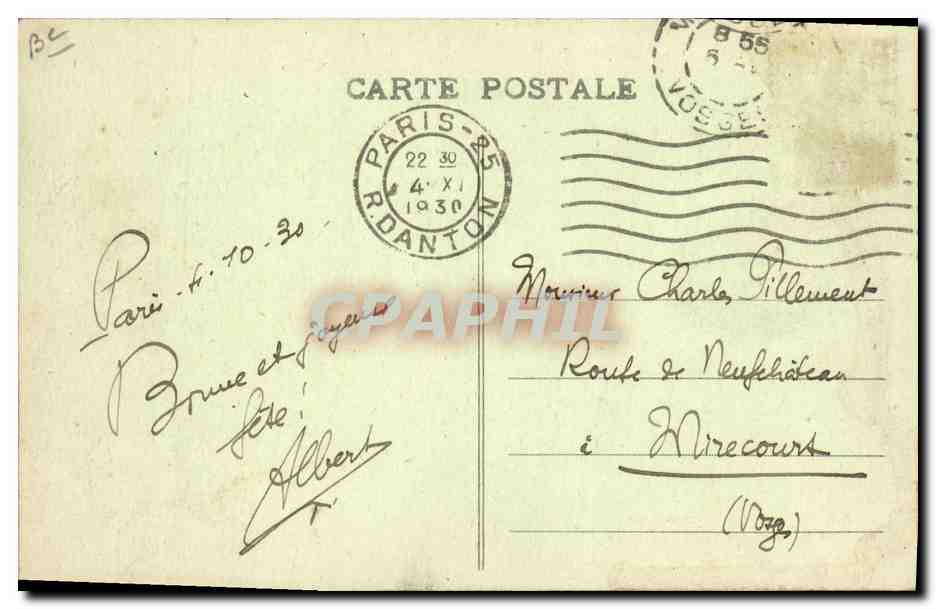 CPA Folklore Vin Vendange Champagne Maison Duval Leroy Vertus Habillage et emballage — Rückseite