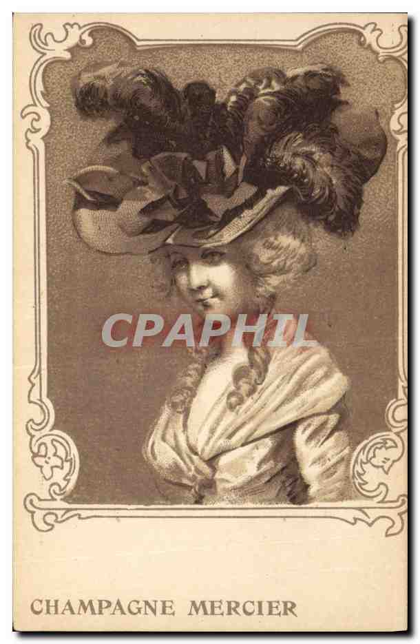 CPA Folklore Vin Vendange Champagne Mercier Femme