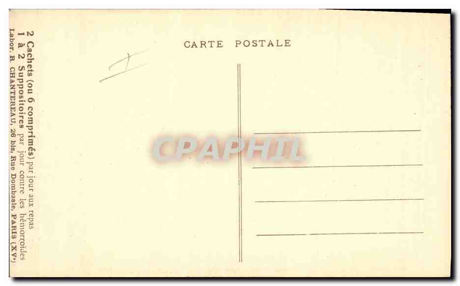CPA Publicite Tot Hamelis Accelerateur de la circulation en retour Mlle Achille Fould Premier Amour Salon 1931Chantereau Enfant Ours en peluche — Back
