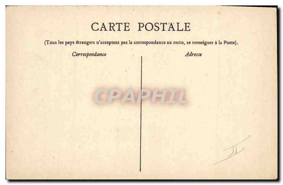 CPA Publicite Chocolaterie d'Aiguebelle Poussin Le ravissement de St Paul — Back