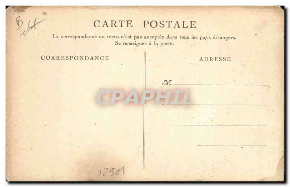CPA Publicite Ampoule Opale Mazada — Verso