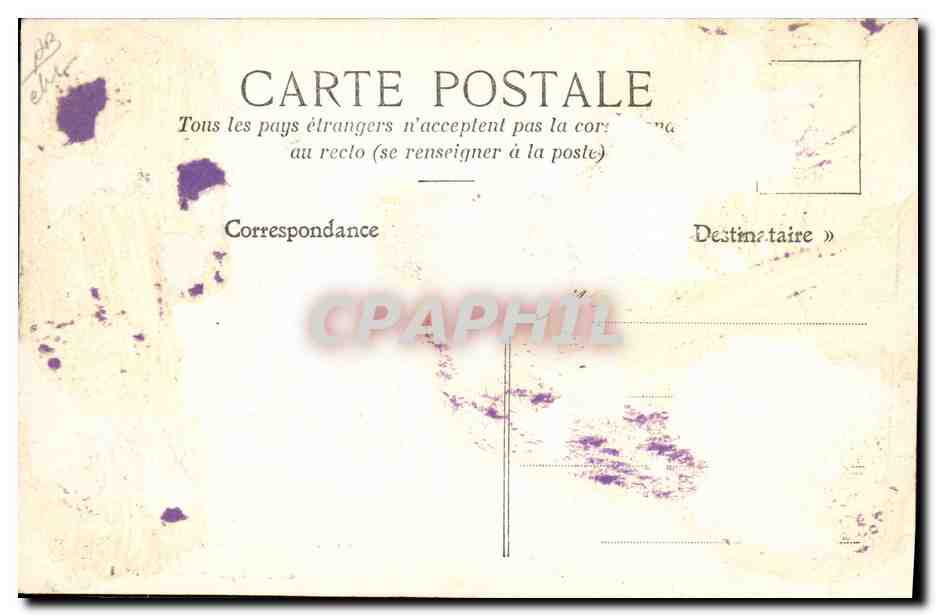 CPA Publicite Annuaire Berry Gaufrage SAlle n°1 — Back